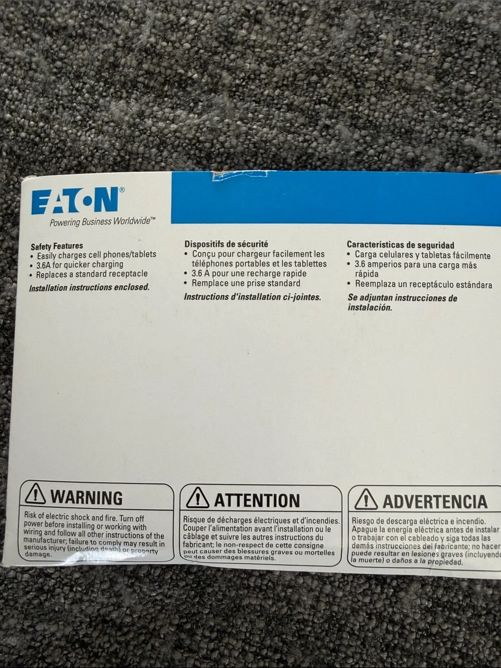 Easton boxed pack